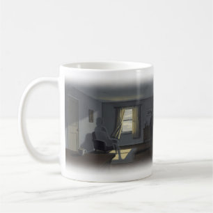 De Café No Hay Sol Silla Vacía Taza Solitaria Tristeza