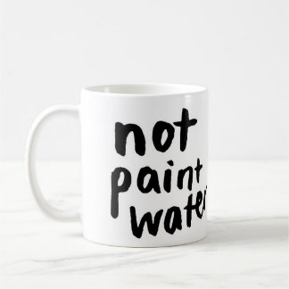 De Café No pintar la taza del agua