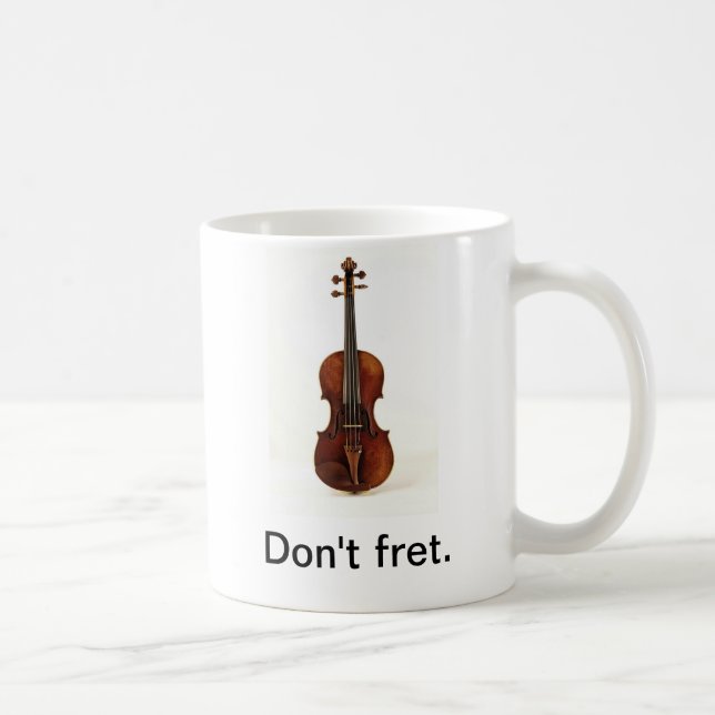 De Café No se preocupe. Taza del violín (Derecha)