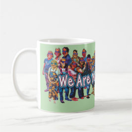 De Café no somos una taza sombría lote 26c-verde