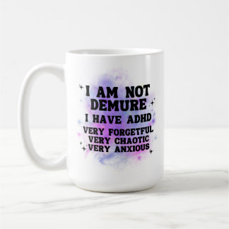 De Café No Soy Recatado | Taza Divertida para ADHD