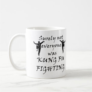 De Café No todos estaban luchando Kung Fu Taza