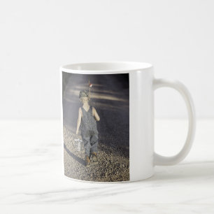 De Café Nombre personalizado ido a pescar la taza