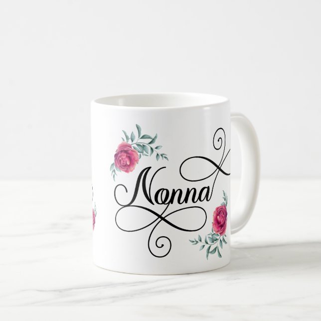 De Café Nonna usted es así que taza amada (Anverso derecho)