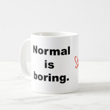 Normal es la taza aburrida