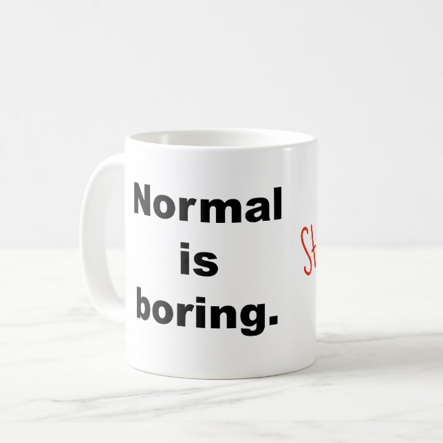 De Café Normal es la taza aburrida (Anverso izquierdo)