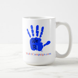 De Café Nosotros (mano azul) taza R1