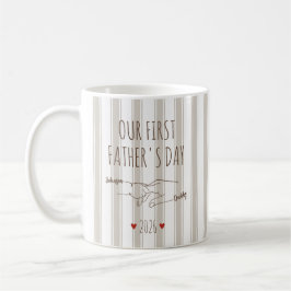 De Café Nuestro Primer Día del Padre Taza