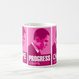 De Café Obama - la esperanza, progreso, cambia la taza
