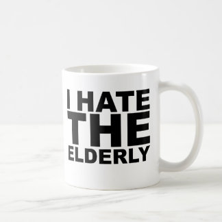 De Café ODIO A LOS ANCIANOS Camiseta Gorra Taza Alfombrill
