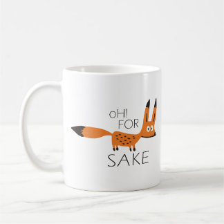 De Café ¡Oh para el motivo del Fox! Taza