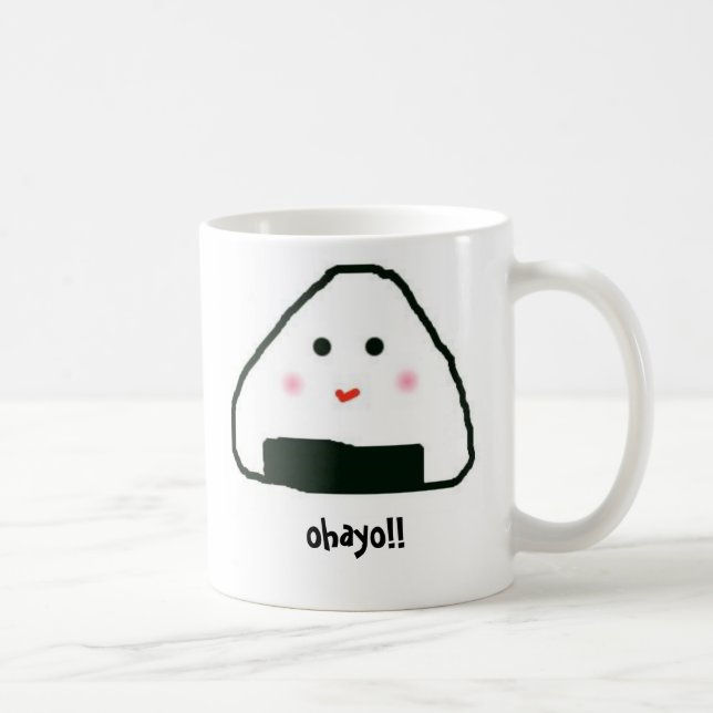 De Café ¡Onigiri-san, ohayo!! Taza (Derecha)