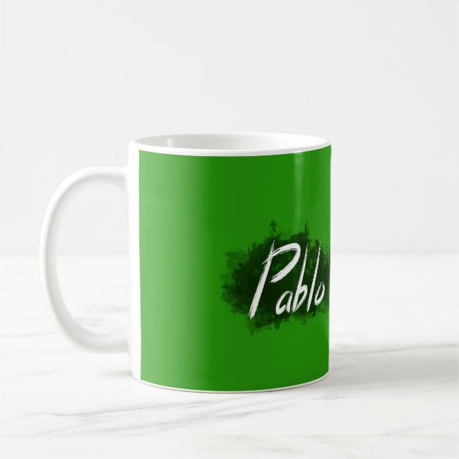 De Café Pablo - su nombre en la taza - el mejor kuandika (Izquierda)