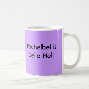 De Café Pachelbel es infierno del violoncelo - taza