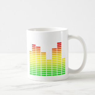 De Café Panel Equalizador LED Taza Divertida Humor