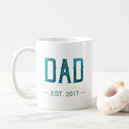 De Café Papá EST. Taza del personalizable el |