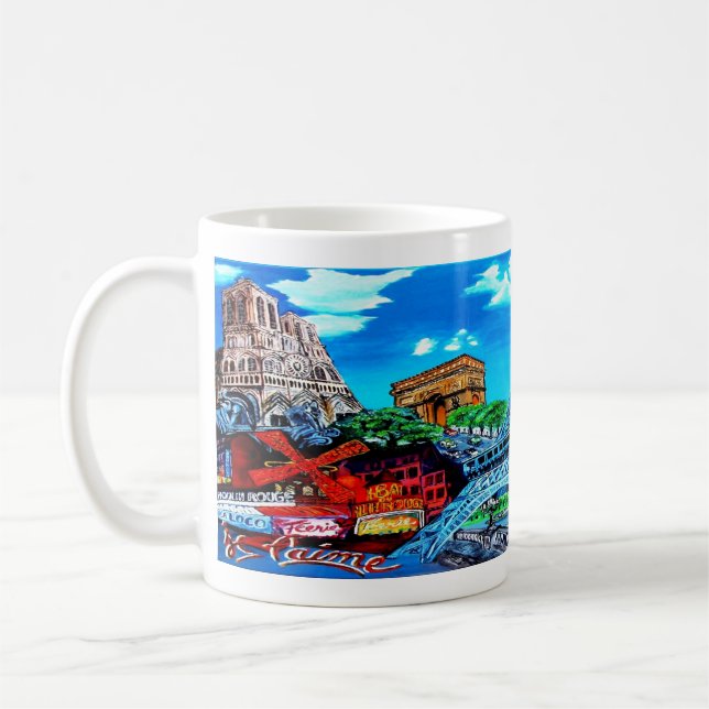 De Café París Taza www.zazzle.fr/arnodiedrich (Izquierda)