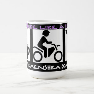De Café paseo como una taza del chica