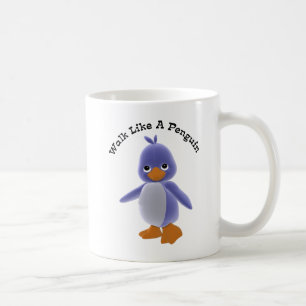 De Café Paseo como una taza del pingüino