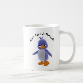 De Café Paseo como una taza del pingüino