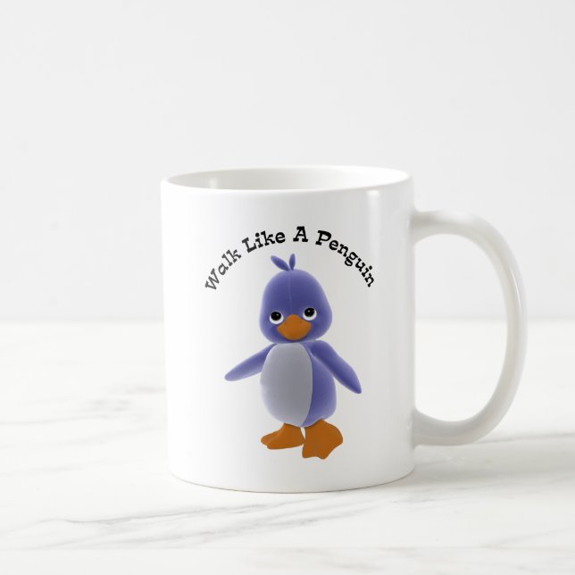 De Café Paseo como una taza del pingüino (Derecha)