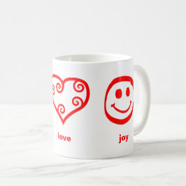 De Café Paz Amor Alegría - Taza