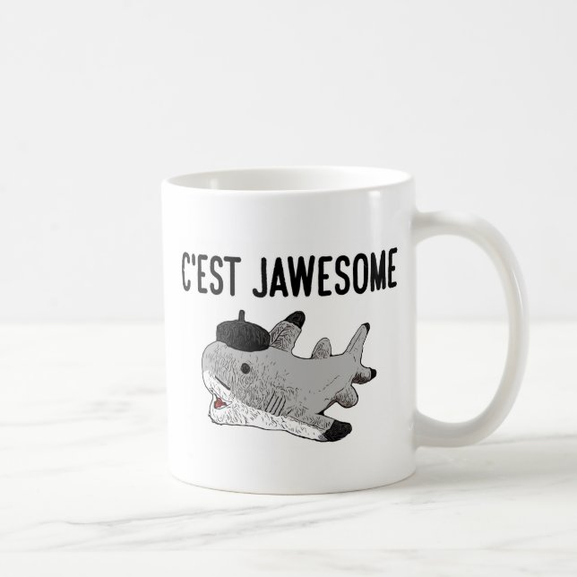 De Café Pedro la taza del tiburón (zurda) (Derecha)