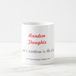 De Café Pensamientos al azar - taza