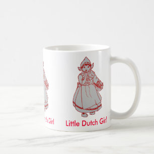 De Café Pequeña taza holandesa del chica