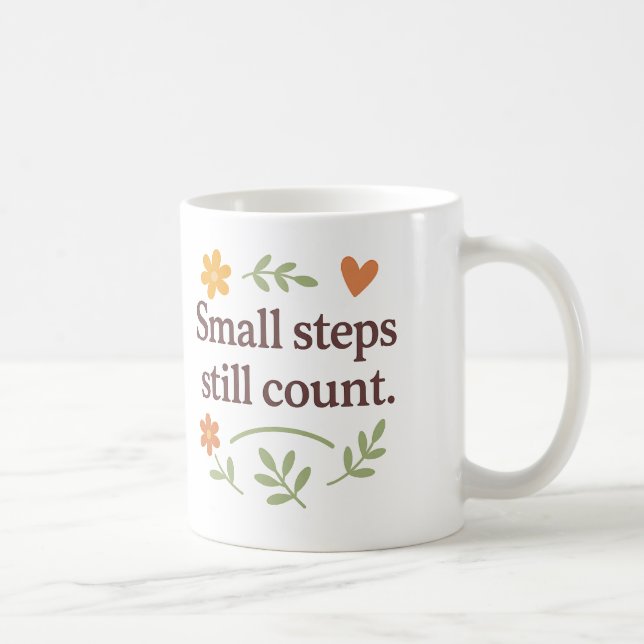 De Café Pequeños pasos aún cuentan - Taza (Derecha)