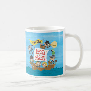 De Café Perdido en la taza del mar