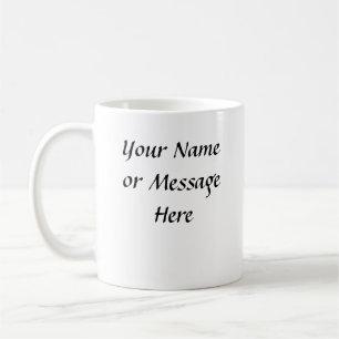 De Café Perro blanco - taza (personalizada o modificada