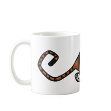Personalizado corriendo la taza del tigre