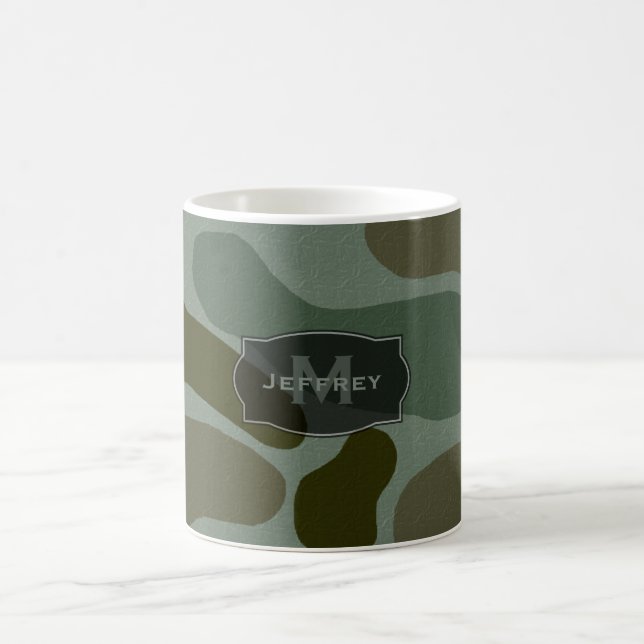 De Café Personalizado: Taza del camuflaje (Centro)