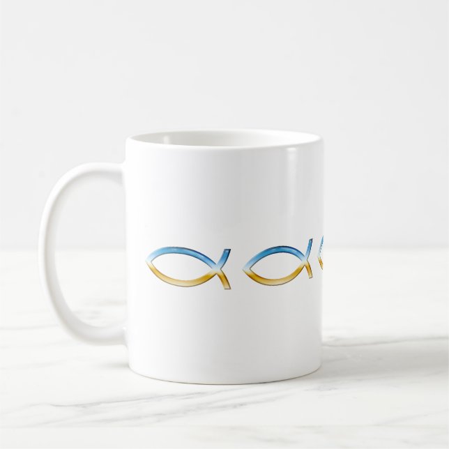De Café Pescados cristianos - taza (Izquierda)