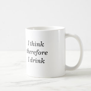 De Café Pienso que por lo tanto bebo la taza