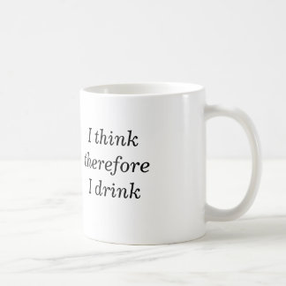 De Café Pienso que por lo tanto bebo la taza