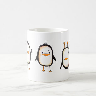De Café Pingüinos del baile - taza