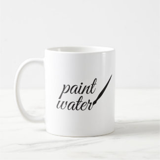 De Café Pinte la taza del agua