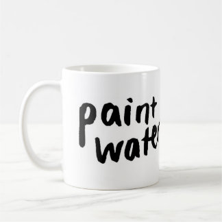 De Café Pinte la taza del agua