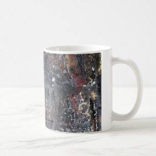 De Café Pintura con la taza del fuego