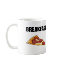 Pizza para la taza del desayuno