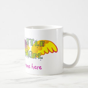 De Café Poca taza del ángel con nombre