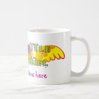 De Café Poca taza del ángel con nombre
