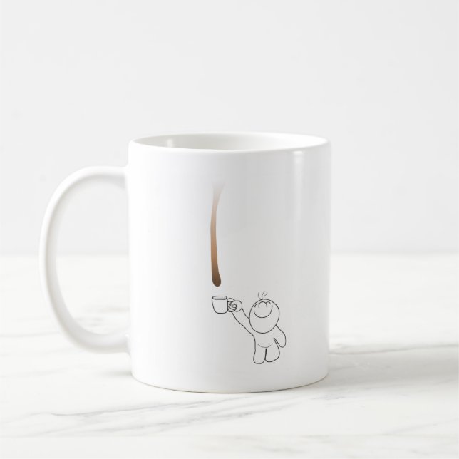 De Café Poca taza del individuo del goteo (Izquierda)