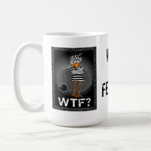 De Café ¿Por qué el crimen? Taza del Jailbird