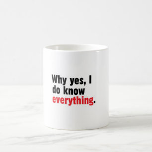 De Café Porqué sí, sé todo taza