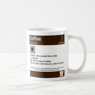 De Café Prescripción del café, taza médica