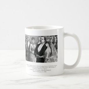De Café Presidente Grover Cleveland que casa la taza
