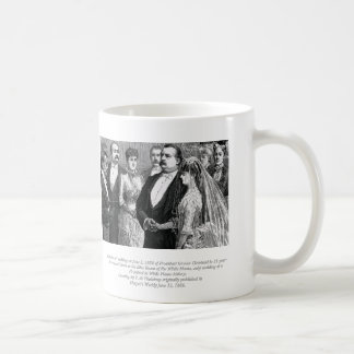 De Café Presidente Grover Cleveland que casa la taza